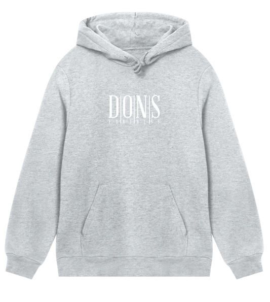 Dons Fortress Classic Principal Hoodie in Grey Melange Front