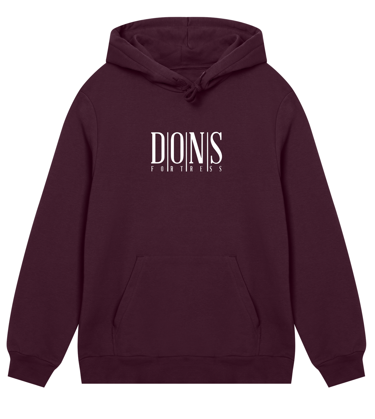 Dons Fortress Classic Principal Hoodie in Maroon Front