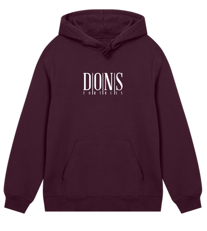 Dons Fortress Classic Principal Hoodie in Maroon Front
