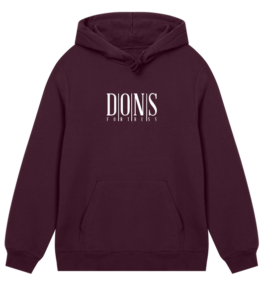 Dons Fortress Classic Principal Hoodie in Maroon Front