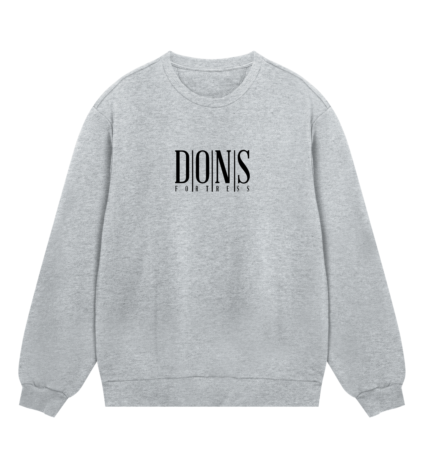 Dons Fortress Classic Principal Pullover BP in Grey Melange Front