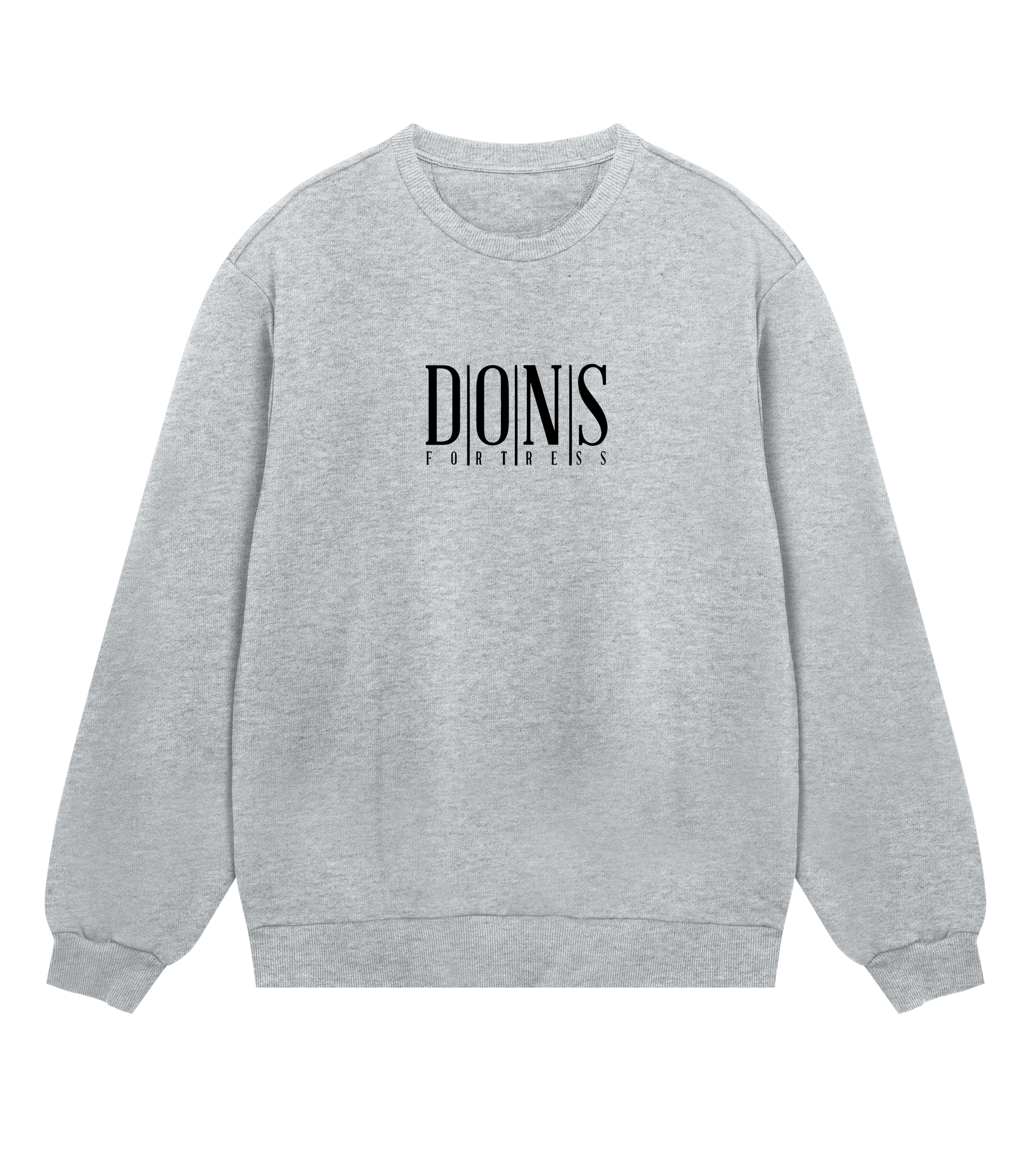 Dons Fortress Classic Principal Pullover BP in Grey Melange Front