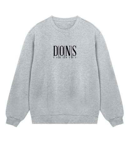 Dons Fortress Classic Principal Pullover BP in Grey Melange Front
