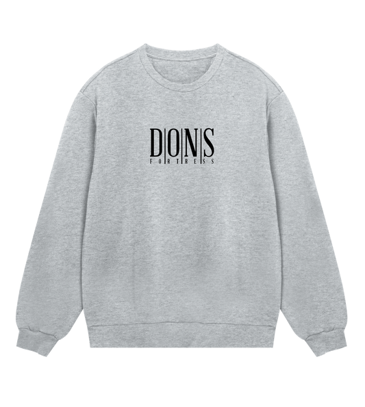 Dons Fortress Classic Principal Pullover BP in Grey Melange Front
