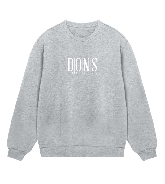 Dons Fortress Classic Principal Pullover in Grey Melange Front