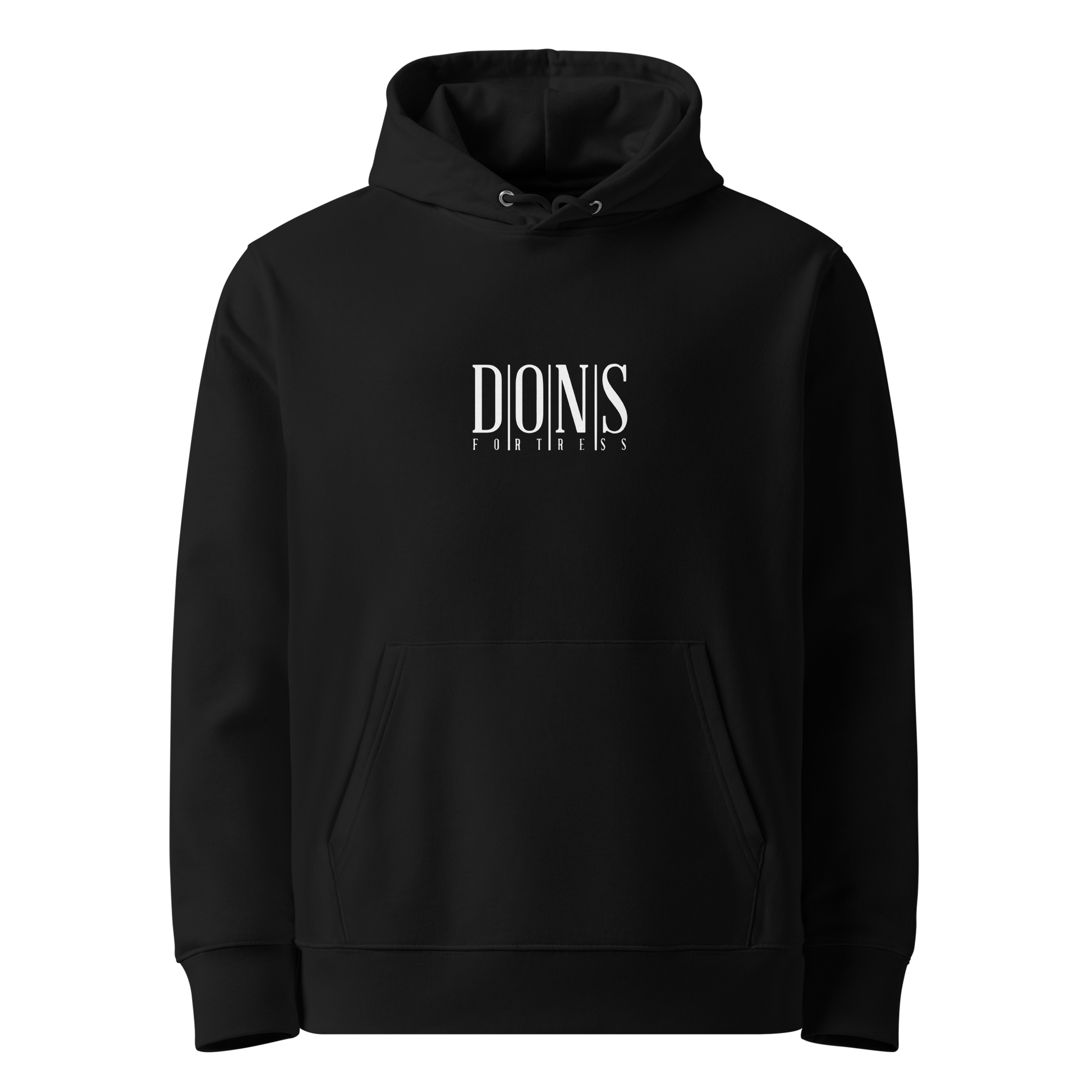 Dons Fortress Fortress Hoodie in Black Front
