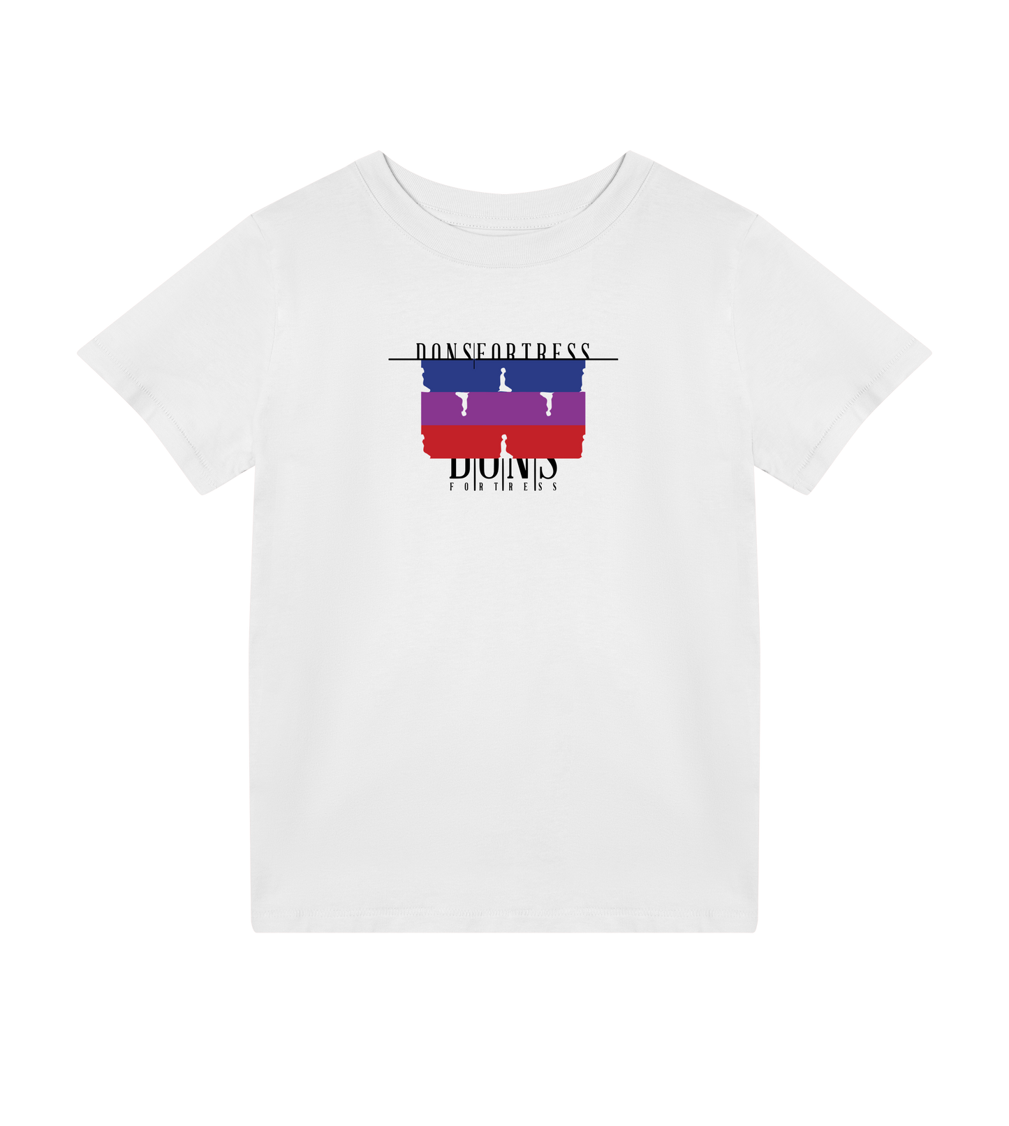 Dons Fortress Goshen Tee in White Front Kids