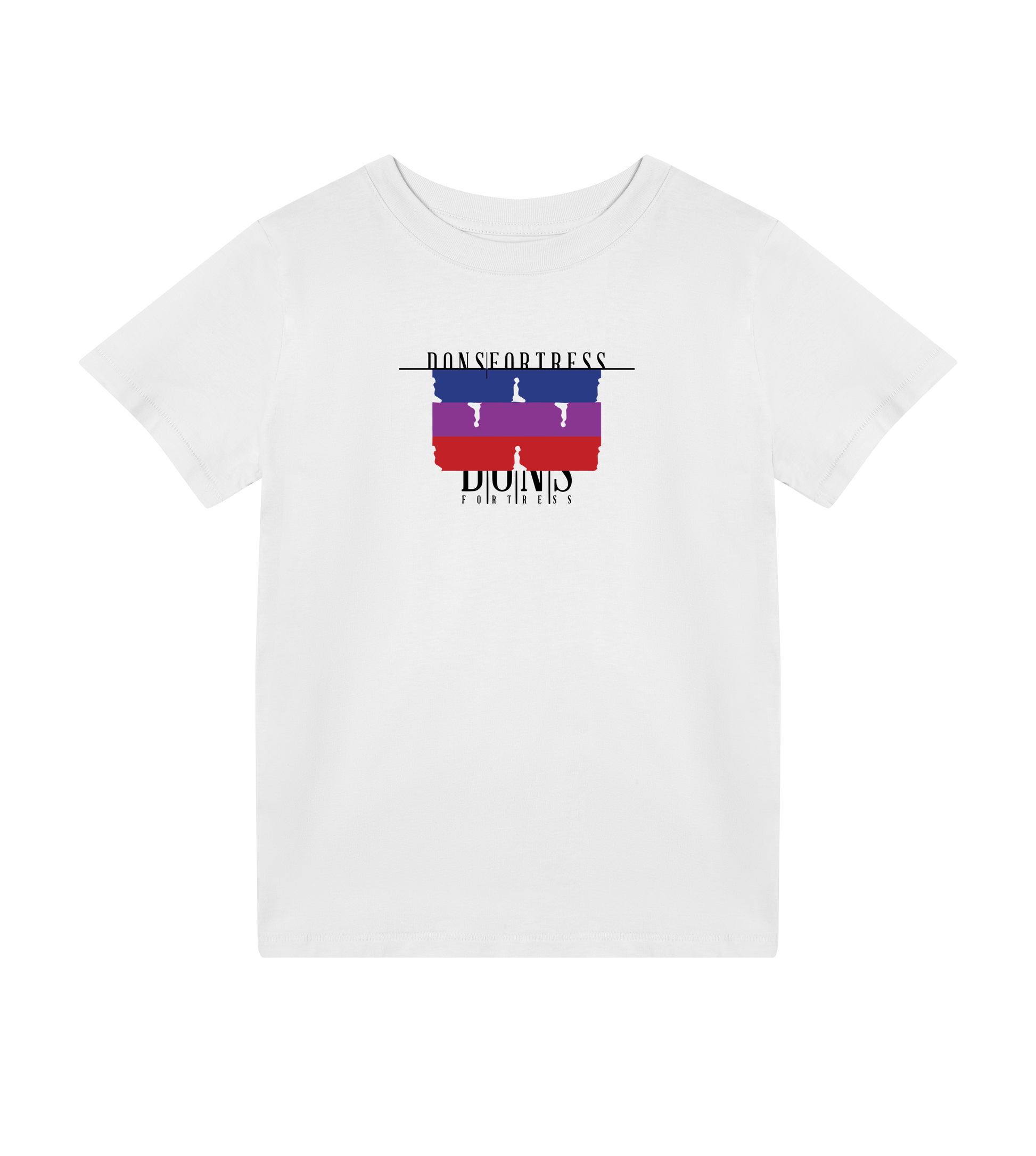 Dons Fortress Goshen Tee in White Front Kids