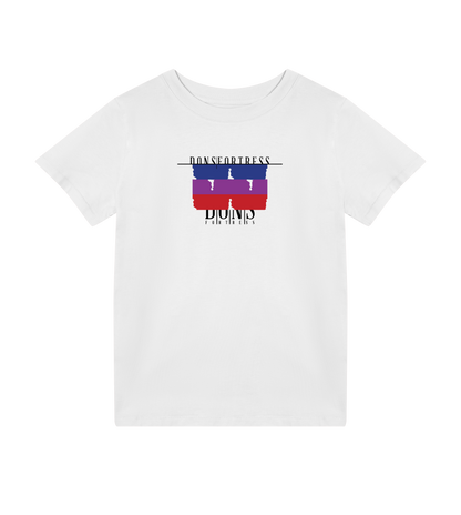 Dons Fortress Goshen Tee in White Front Kids