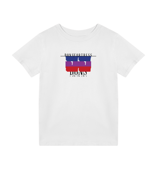 Dons Fortress Goshen Tee in White Front Kids