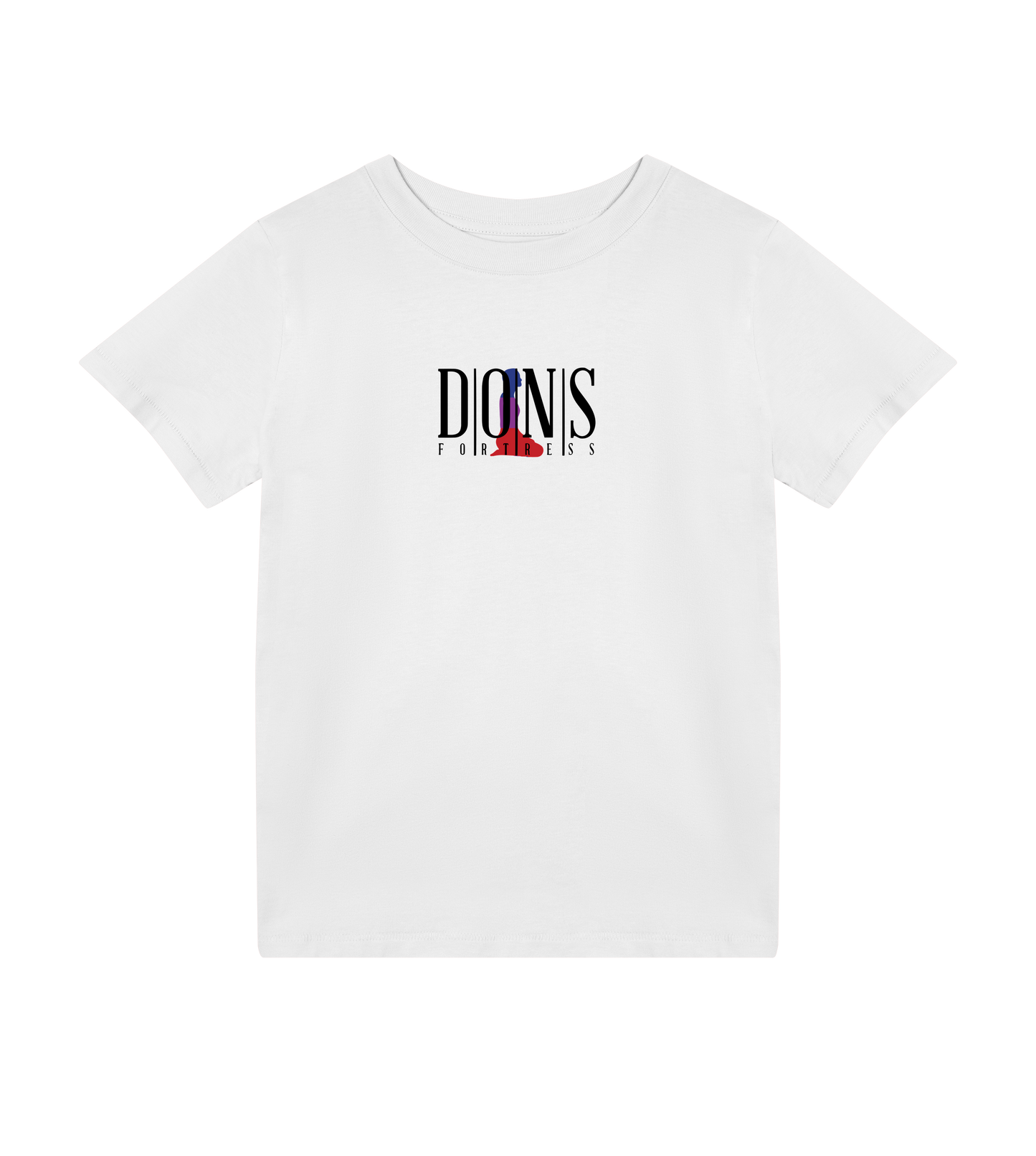 Dons Fortress Jericho Tee in White Front Kids