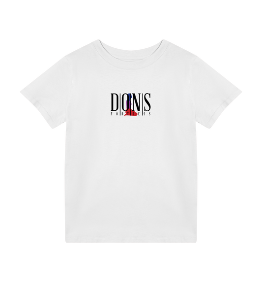 Dons Fortress Jericho Tee in White Front Kids