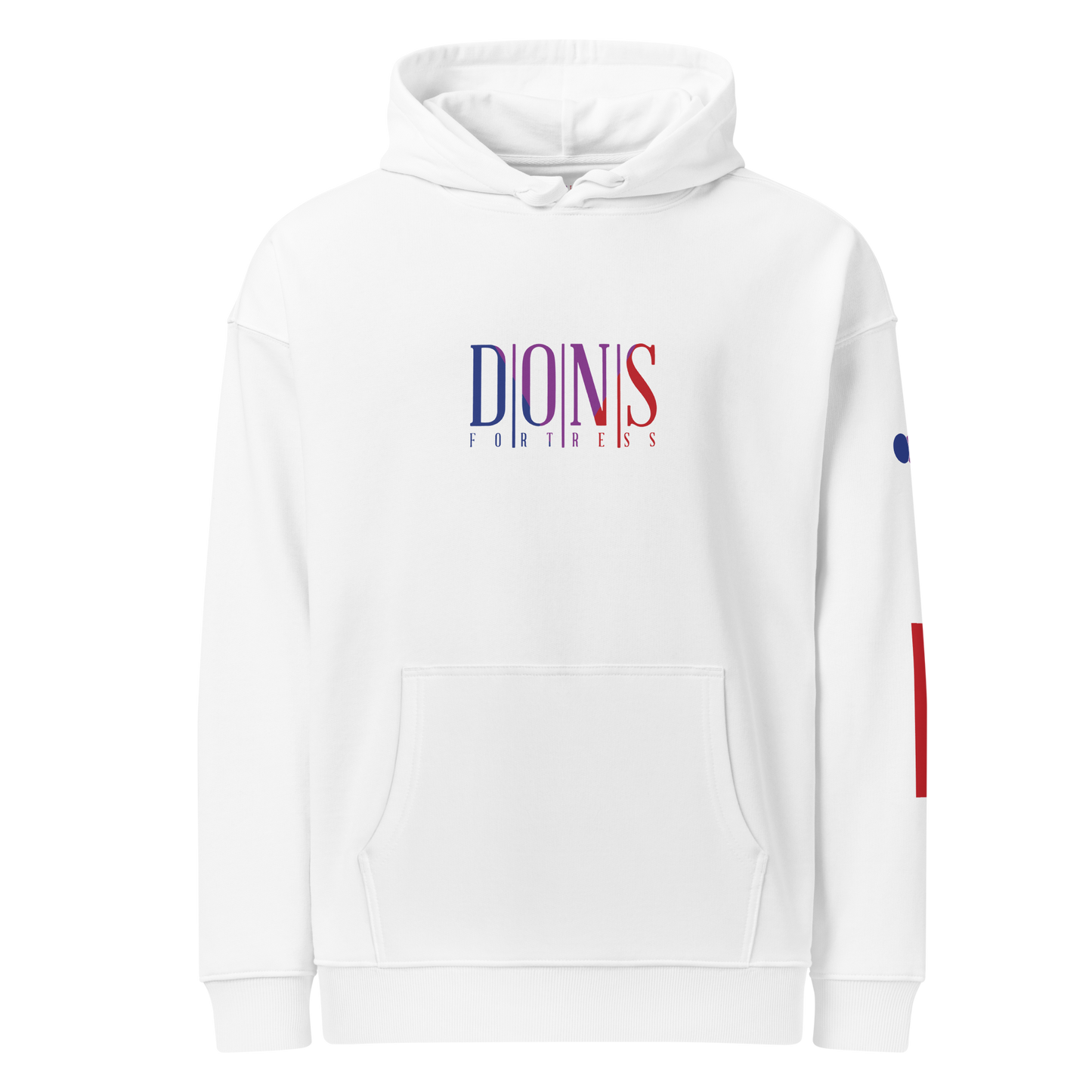 Dons Fortress Jericho0 Hoodie in White Front