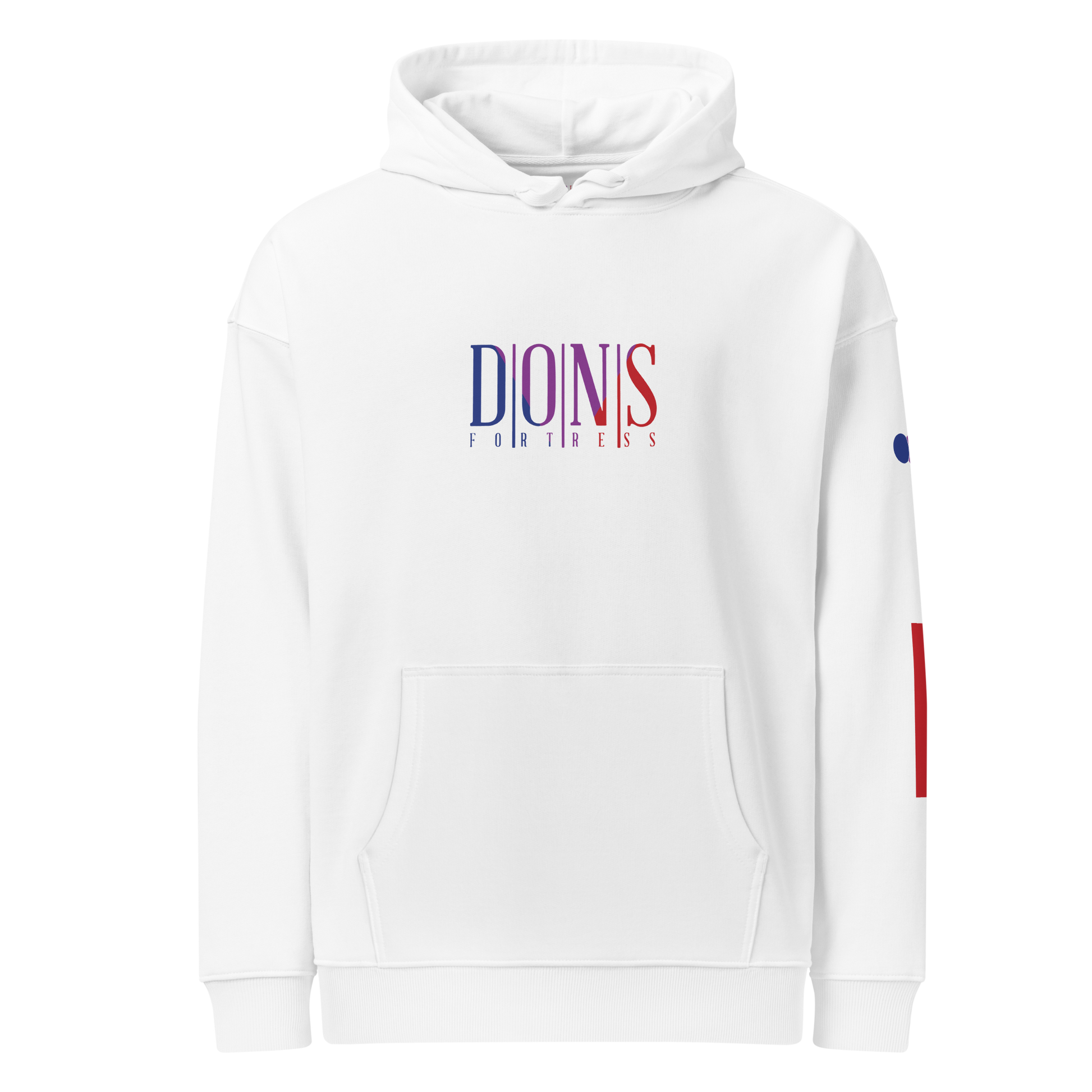Dons Fortress Jericho0 Hoodie in White Front