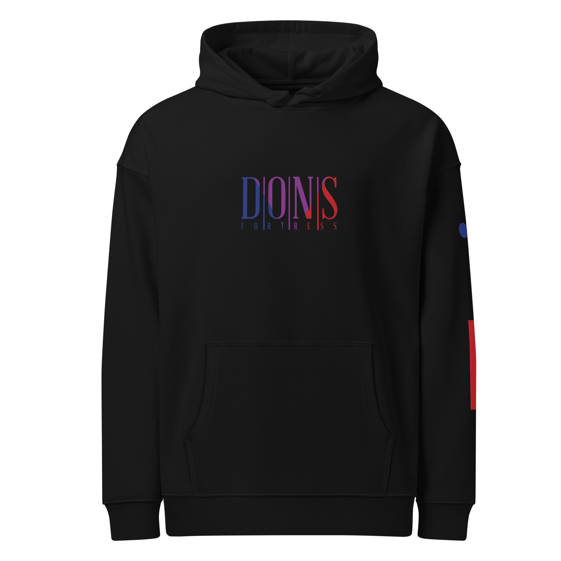 Dons Fortress Jericho Hoodie in Black Front