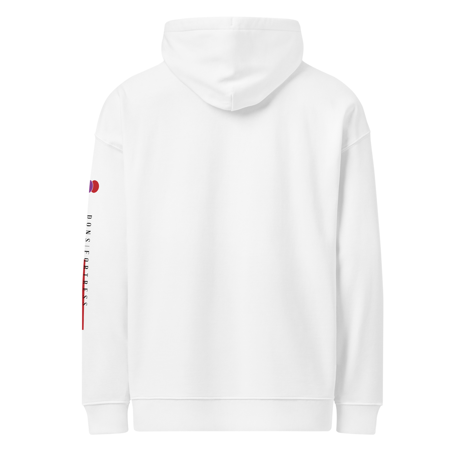 Dons Fortress Jericho Hoodie in White Back