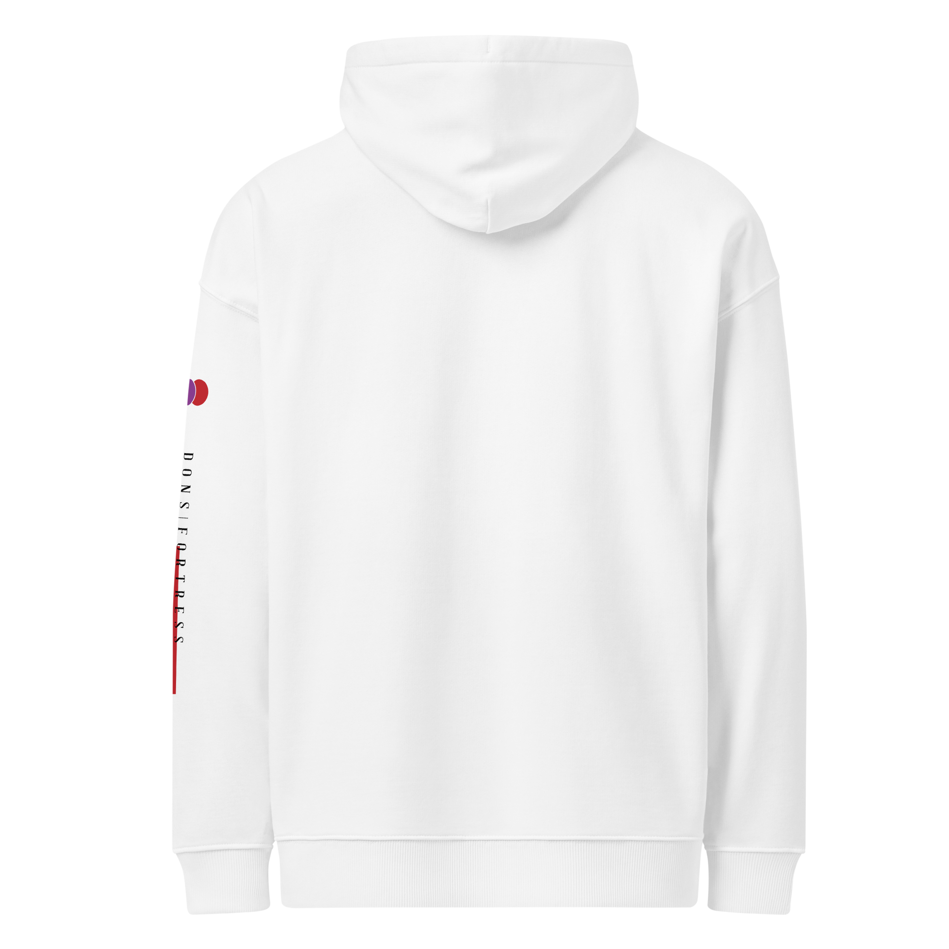 Dons Fortress Jericho Hoodie in White Back