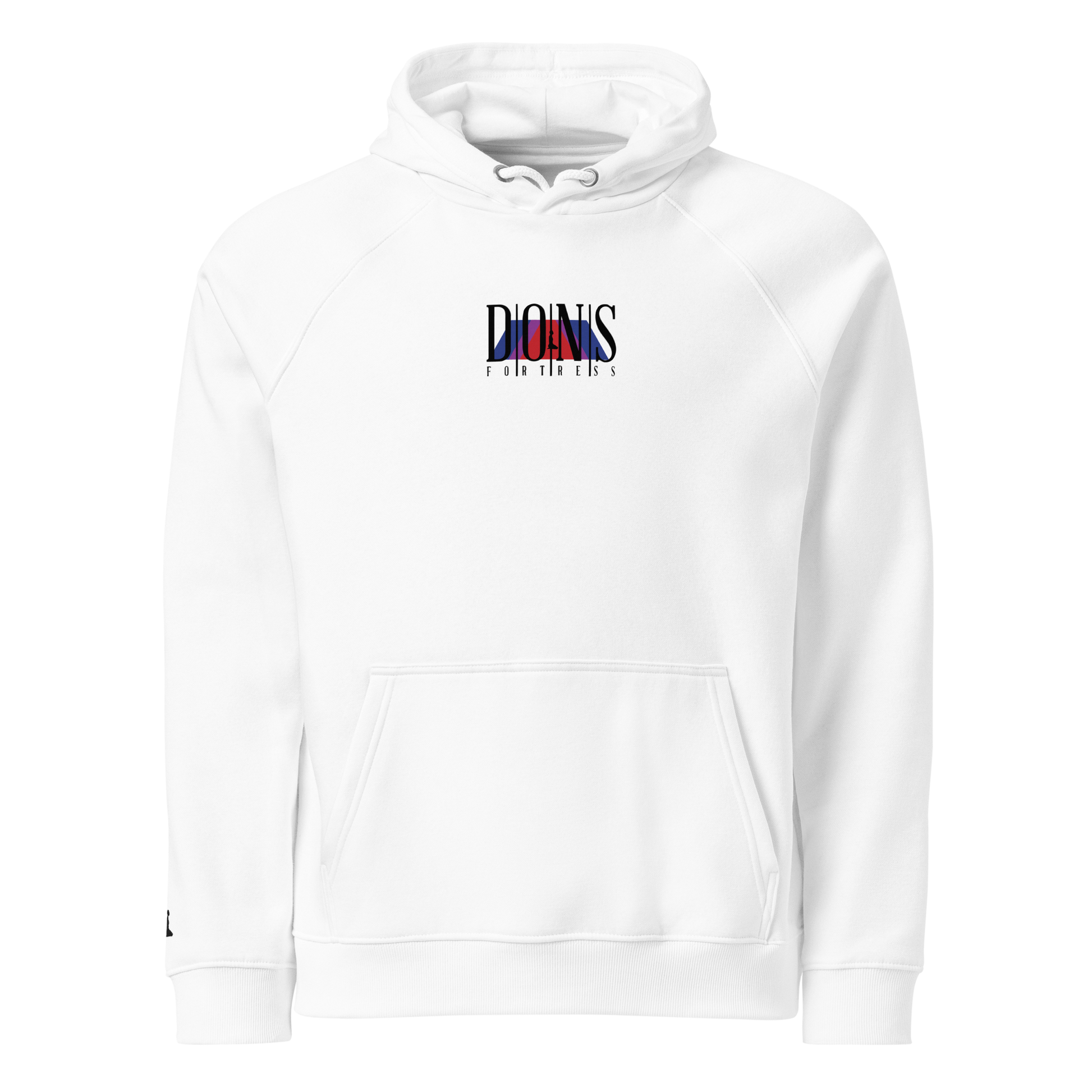 Dons Fortress Joppa Hoodie in White Front