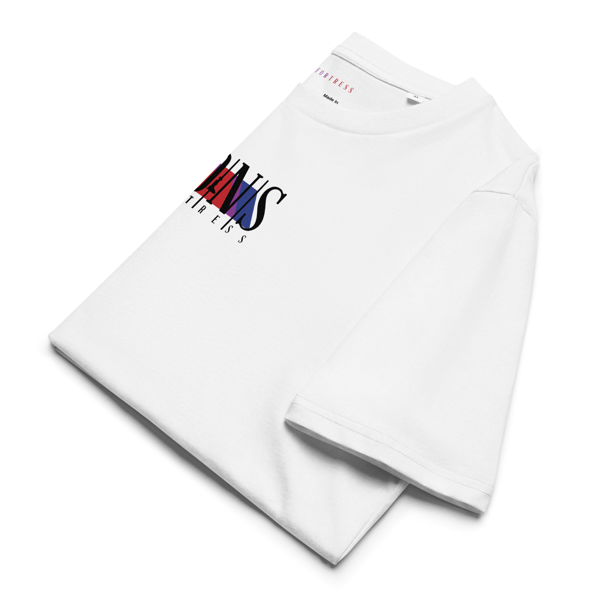Dons Fortress Joppa Tee in White Folded