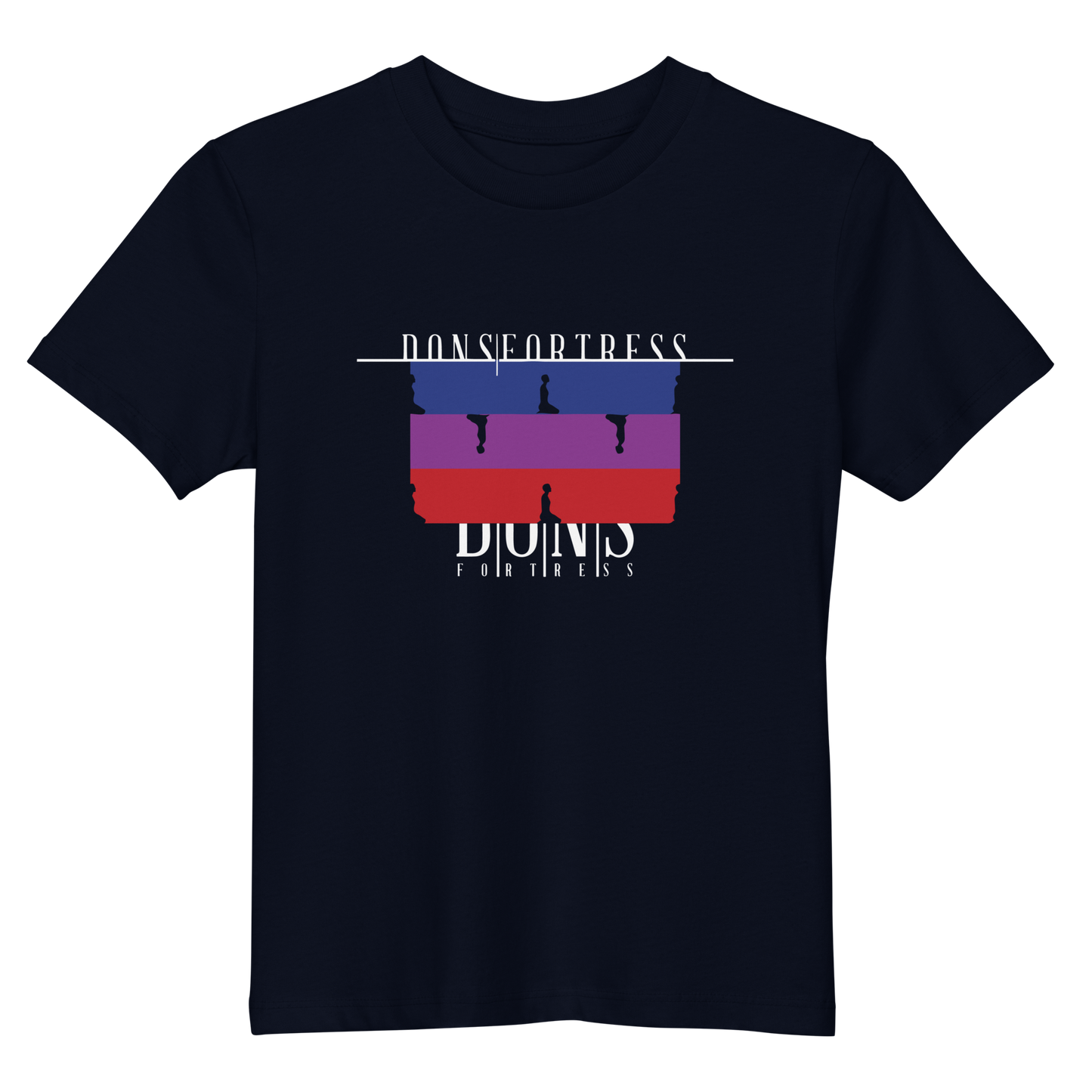 Dons Fortress Kid Goshen Tee in Navy Front