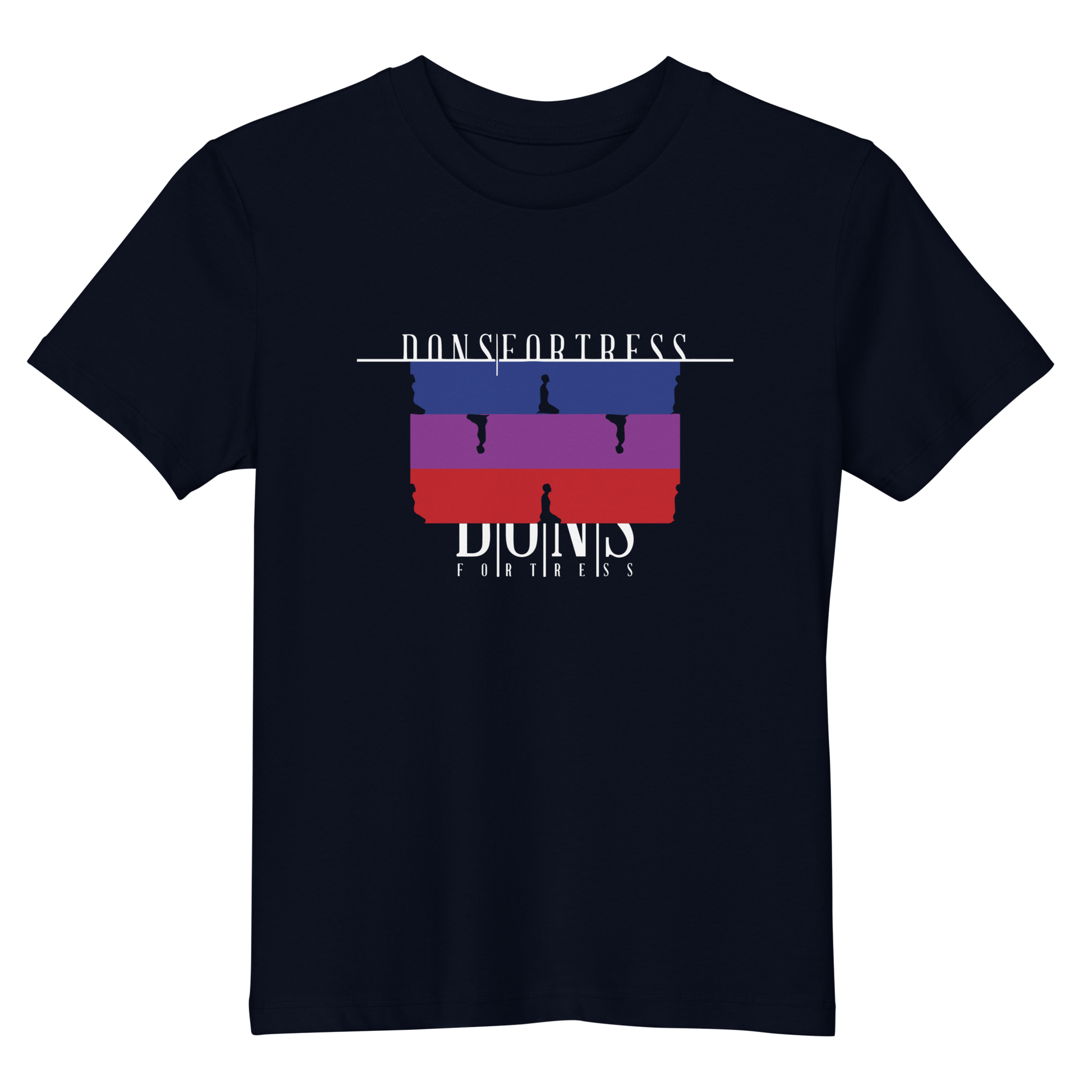 Dons Fortress Kid Goshen Tee in Navy Front