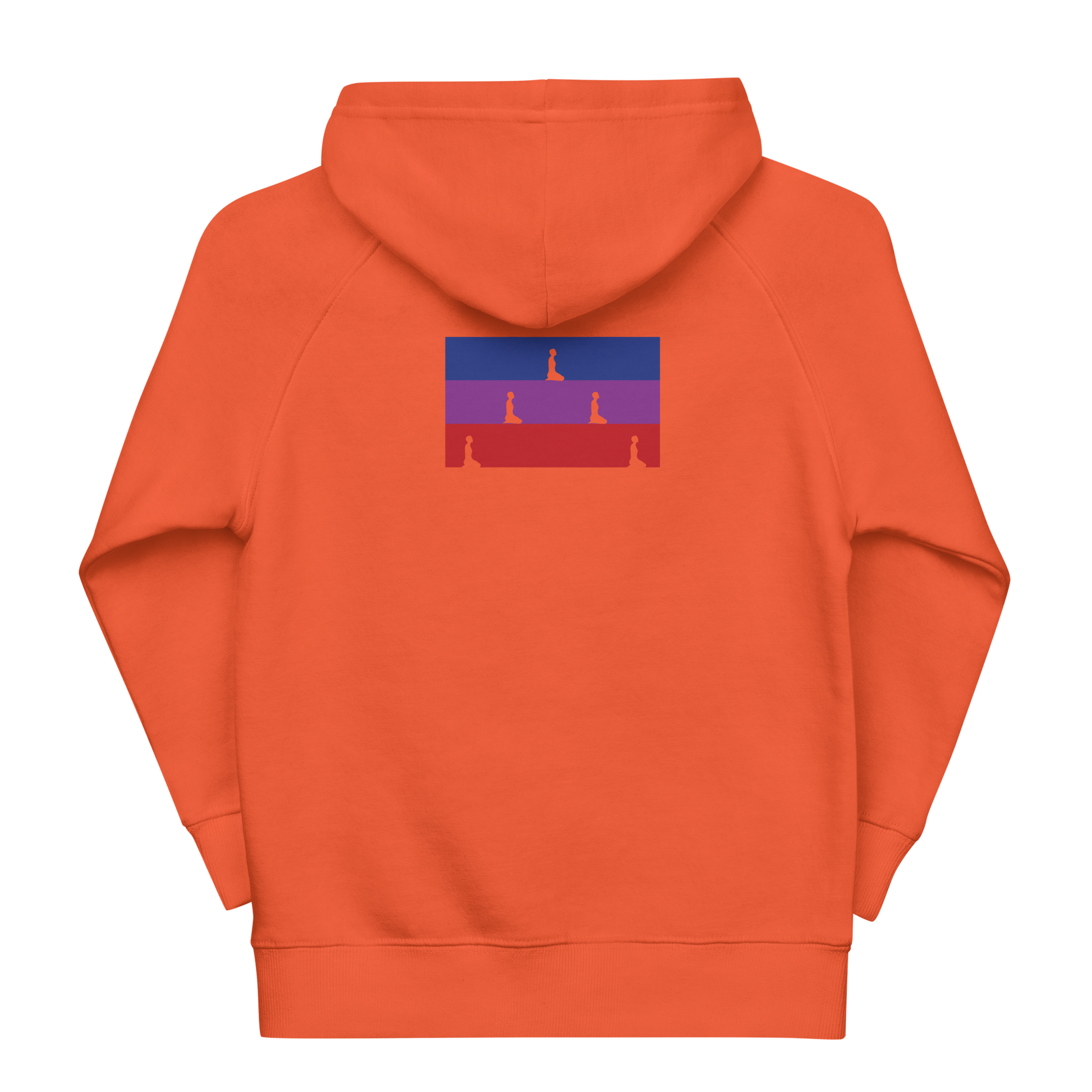 Dons Fortress Kid Judah Hoodie in Burnt Orange Back