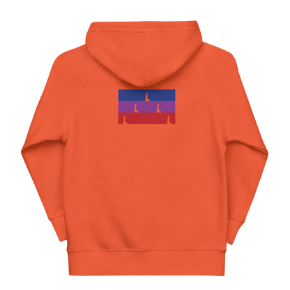 Dons Fortress Kid Judah Hoodie in Burnt Orange Back