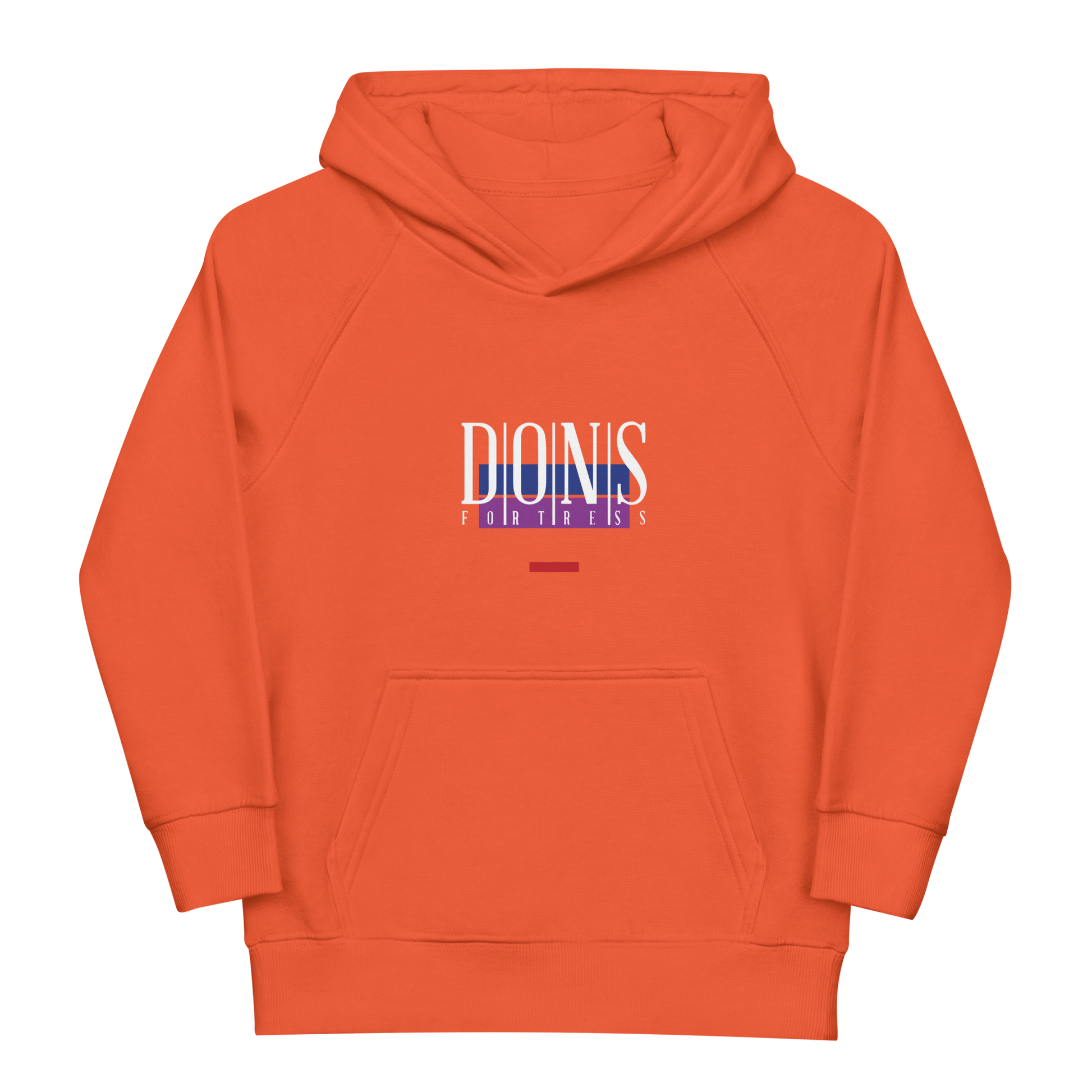Dons Fortress Kids Canaan Hoodie in Burnt Orange Front HD