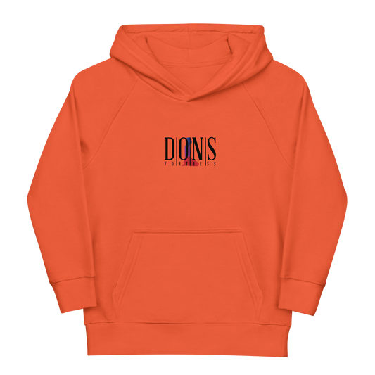 Dons Fortress Kids Hebron Hoodie in Burnt Orange Front HD