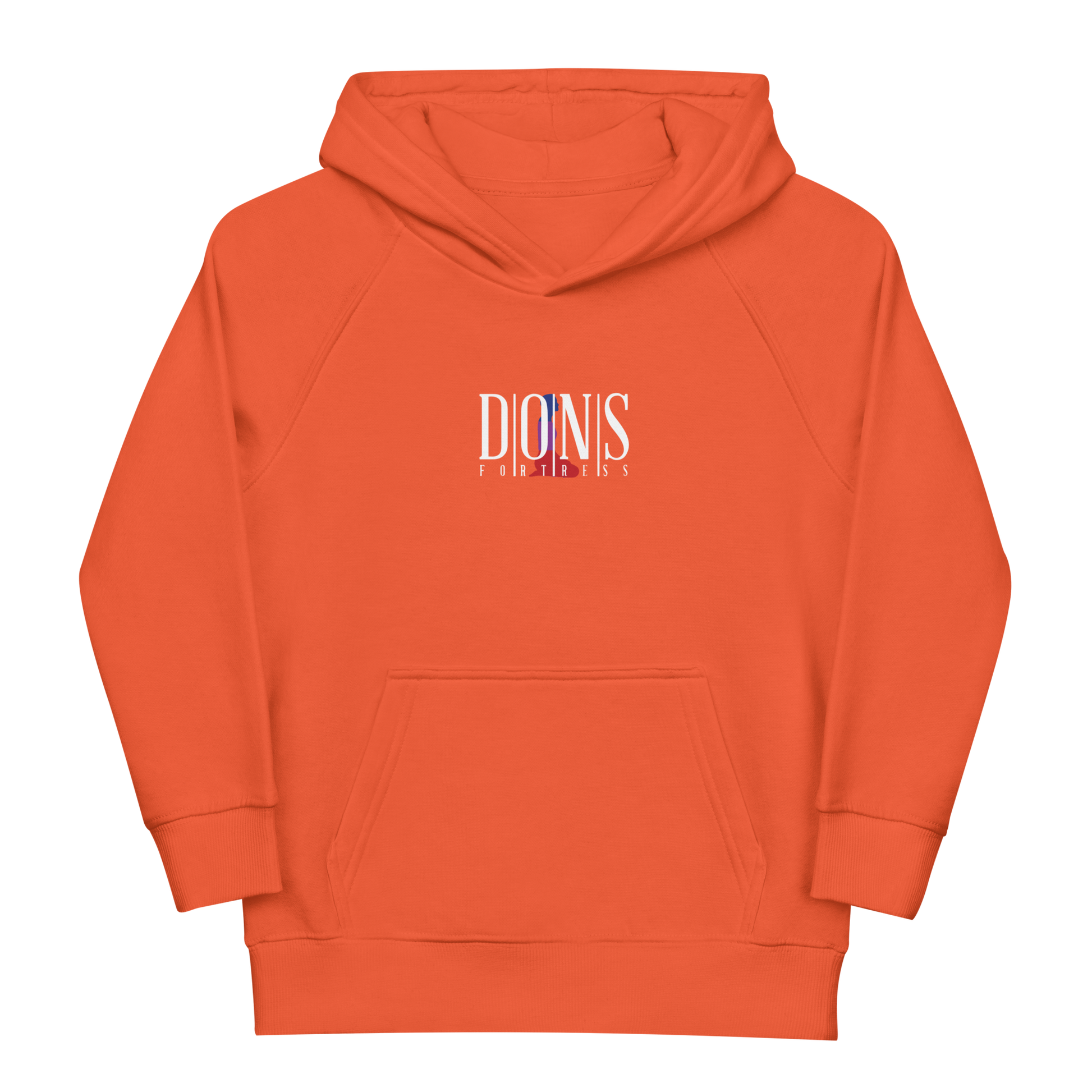 Dons Fortress Kids Hebron Hoodie in Burnt Orange Front WP HD