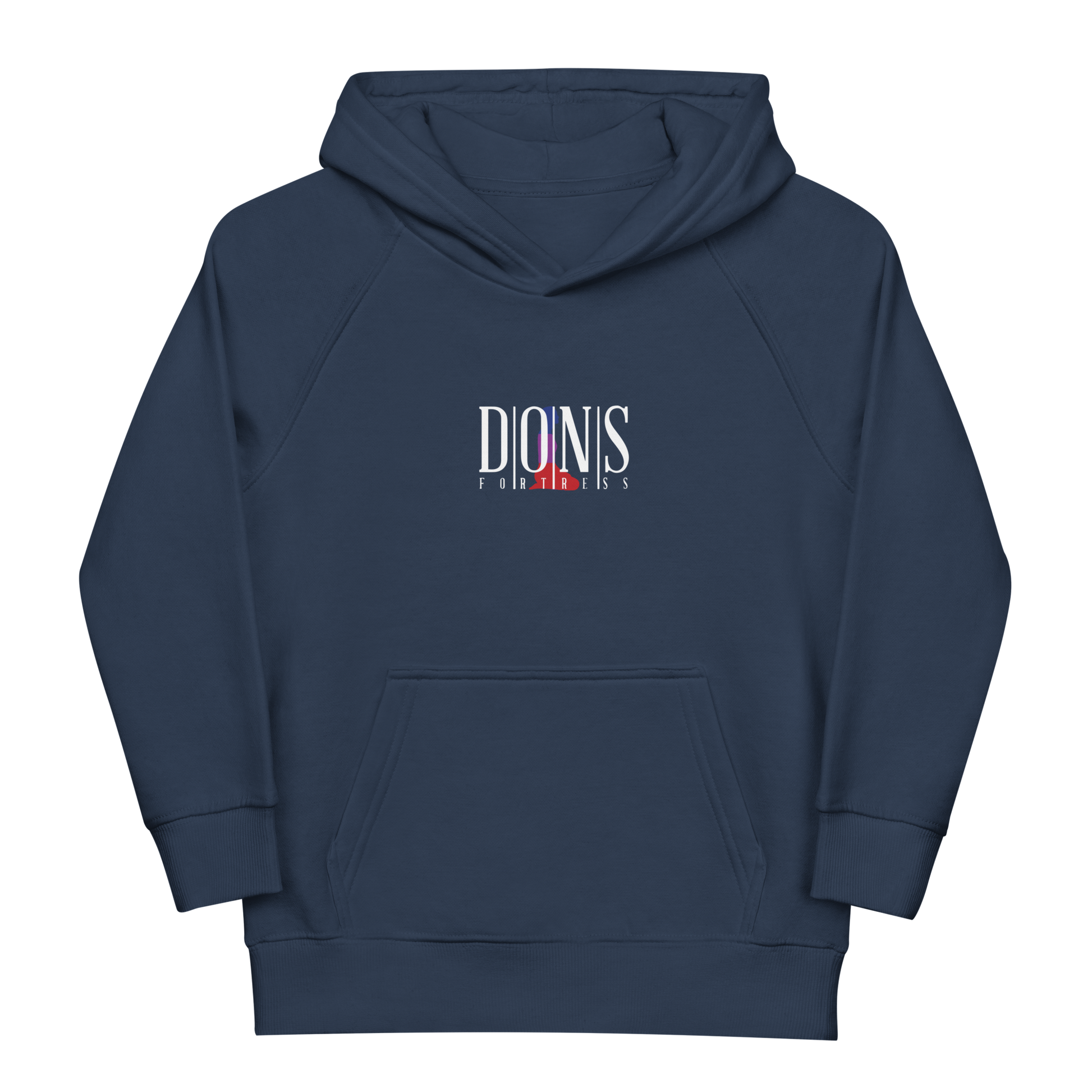 Dons Fortress Kids Hebron Hoodie in Navy Front WP HD