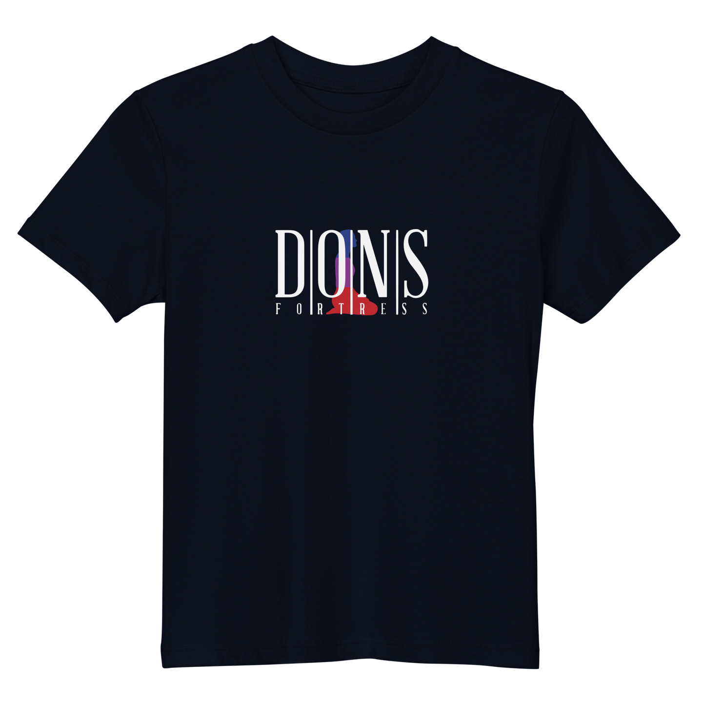 Dons Fortress Kids Hebron Tee in Navy Front