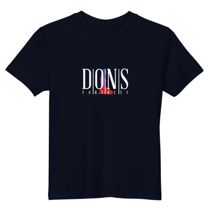 Dons Fortress Kids Hebron Tee in Navy Front