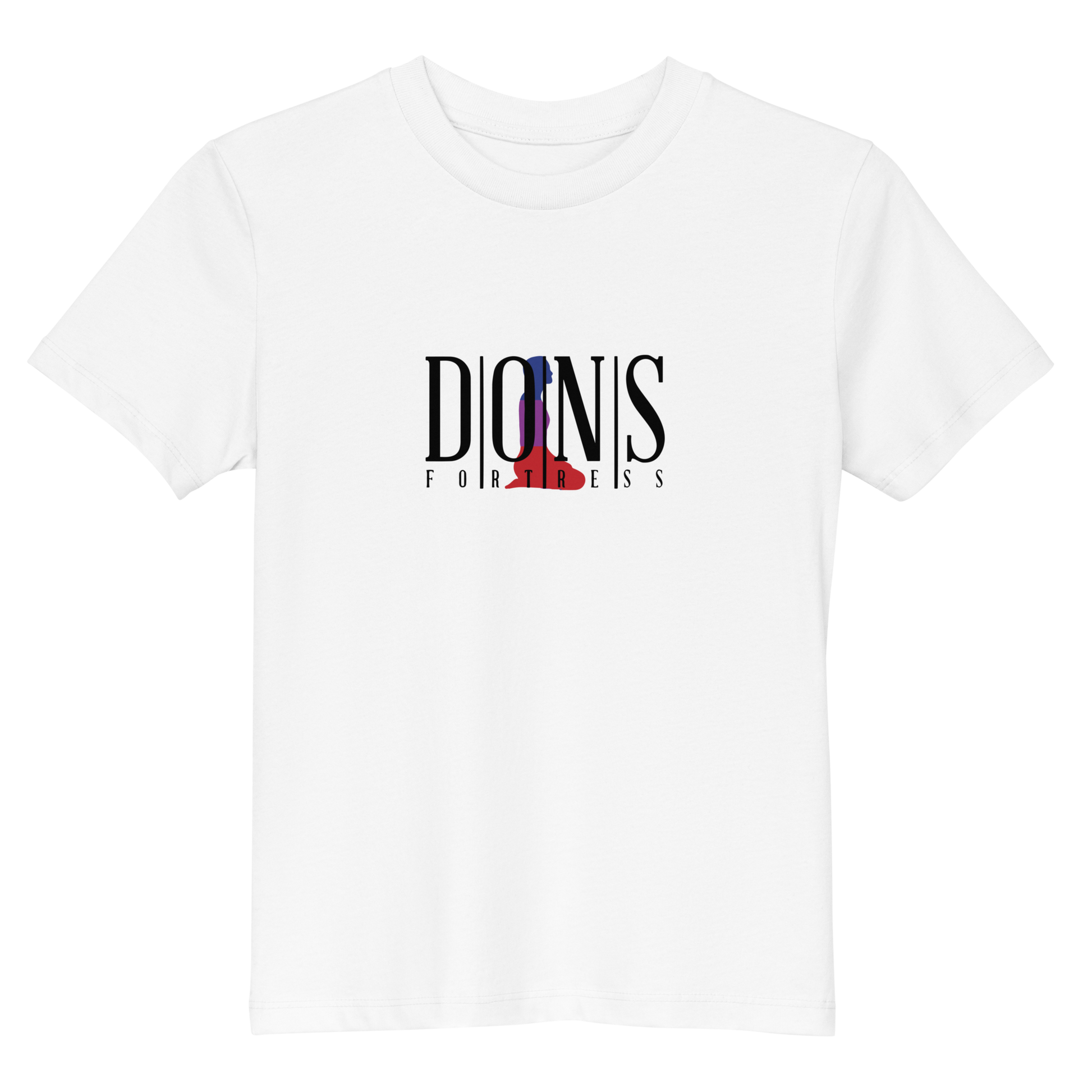 Dons Fortress Kids Hebron Tee in White Front