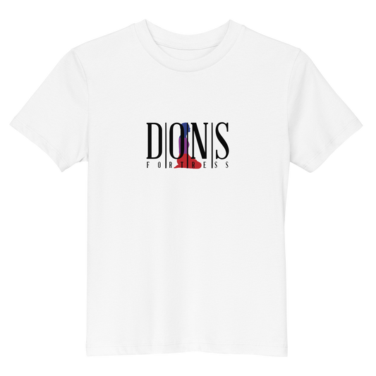 Dons Fortress Kids Hebron Tee in White Front
