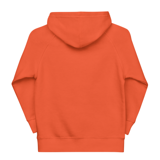 Dons Fortress Kids Hoodie in Burnt Orange Back HD