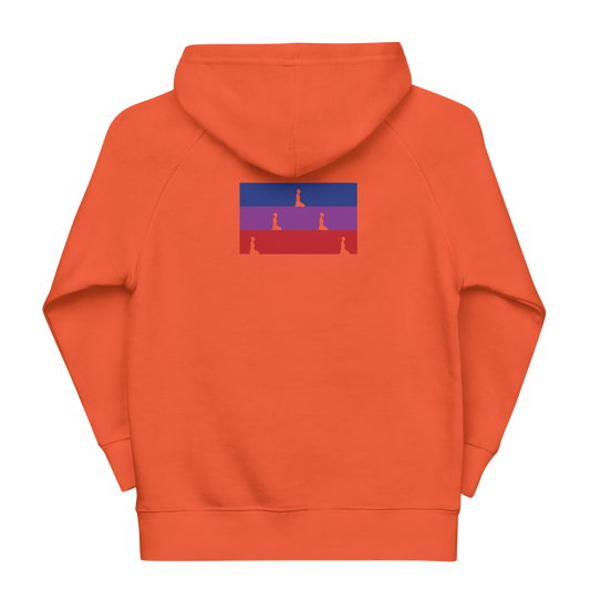 Dons Fortress Kids Judah Hoodie in Burnt Orange Back