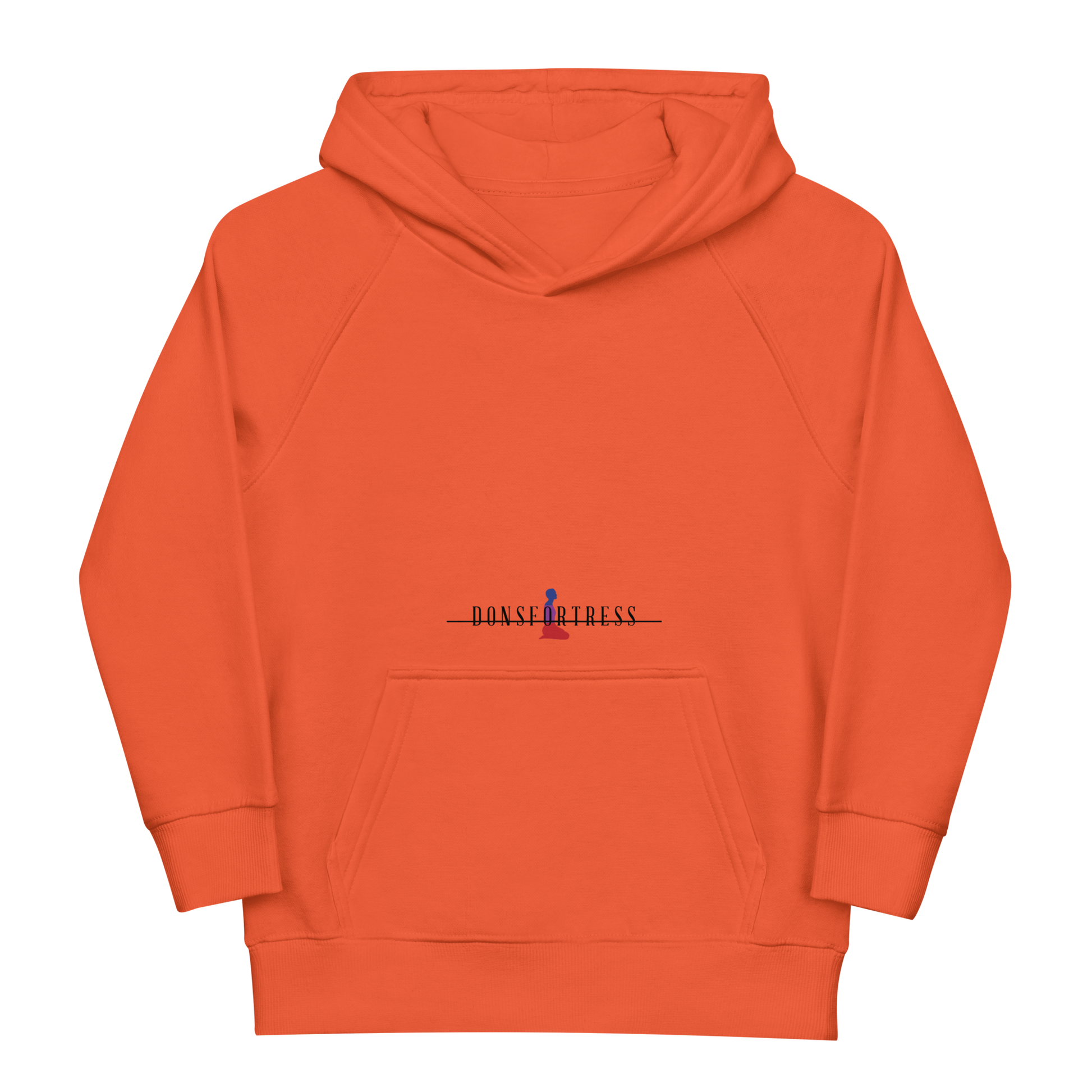 Dons Fortress Kids Judah Hoodie in Burnt Orange Front
