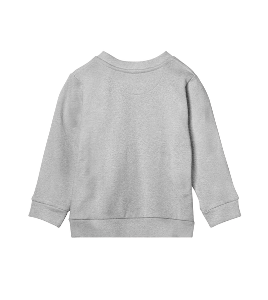 Dons Fortress Kids Regular Pullover in Grey Melange Back