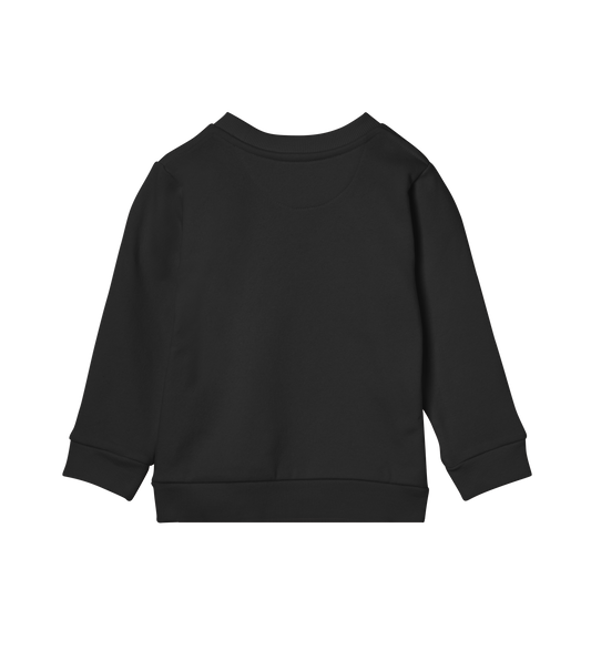 Dons Fortress Kids Regular Pullover in Off Black Back