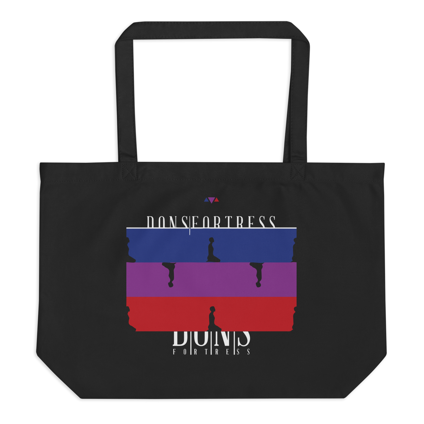 Dons Fortress Large Goshen Tote Bag in Black Front
