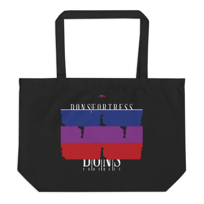 Dons Fortress Large Goshen Tote Bag in Black Front