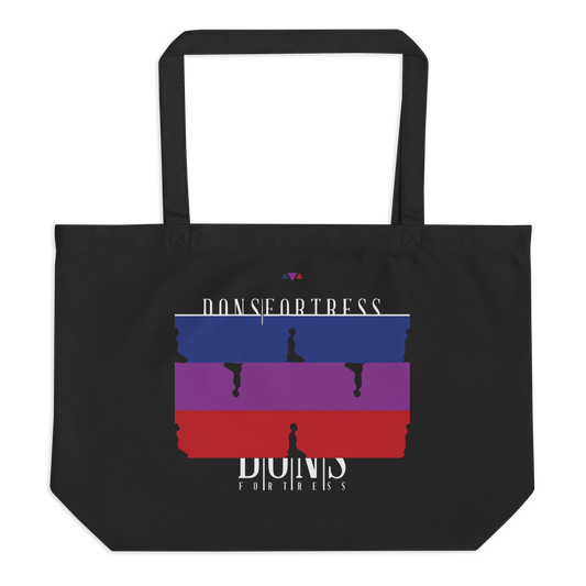 Dons Fortress Large Goshen Tote Bag in Black Front