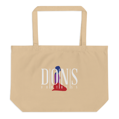 Dons Fortress Large Hebron Tote Bag in Oyster Front