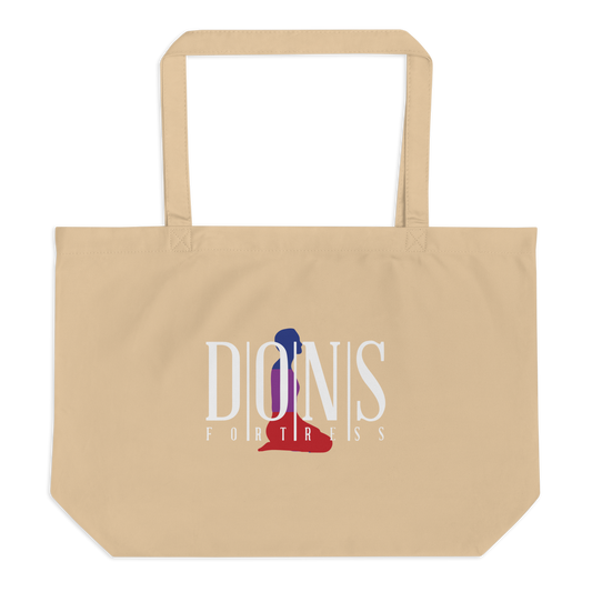 Dons Fortress Large Hebron Tote Bag in Oyster Front