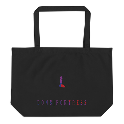 Dons Fortress Large Shiloh Tote Bag in Black Front