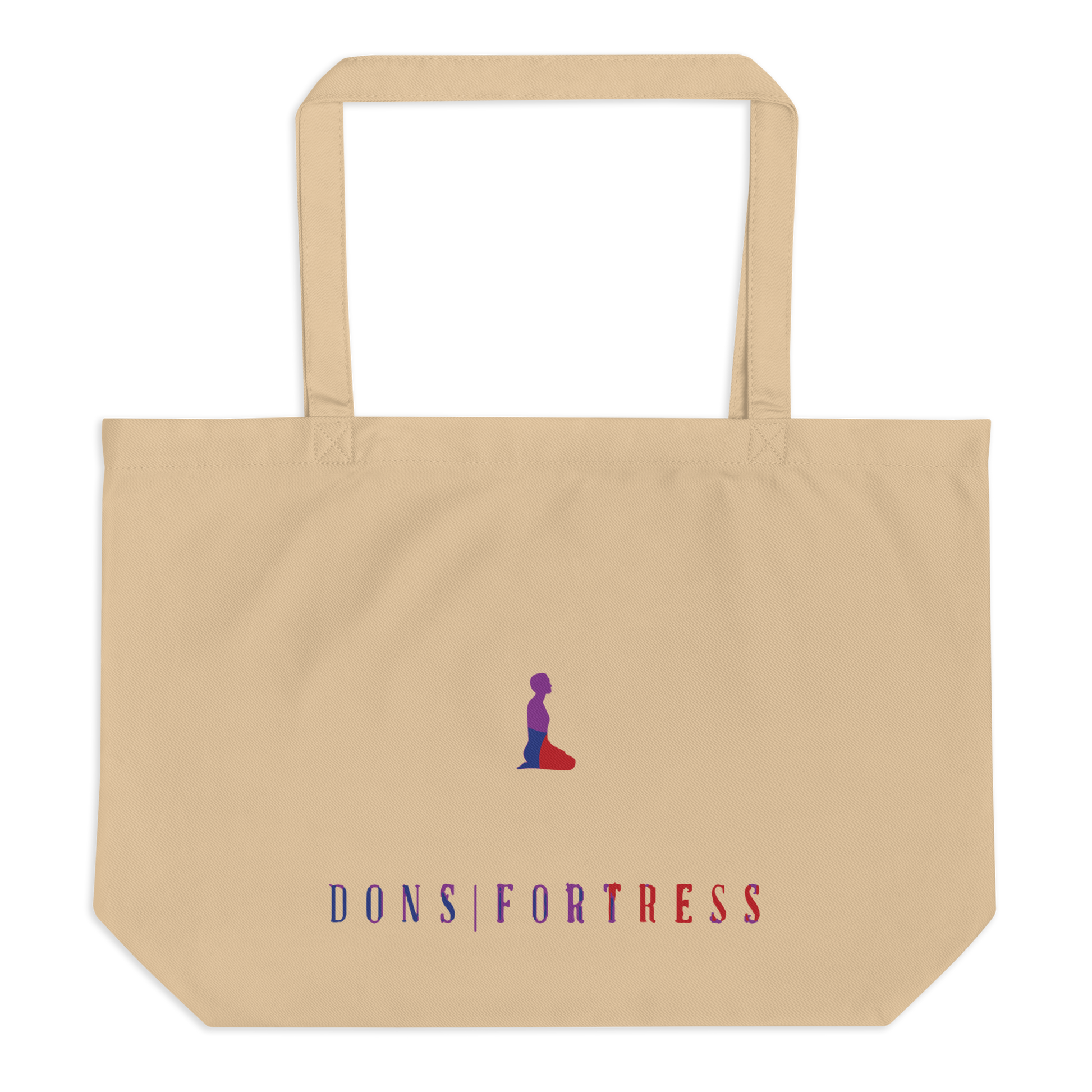 Dons Fortress Large Shiloh Tote Bag in Oyster Front