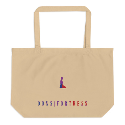 Dons Fortress Large Shiloh Tote Bag in Oyster Front