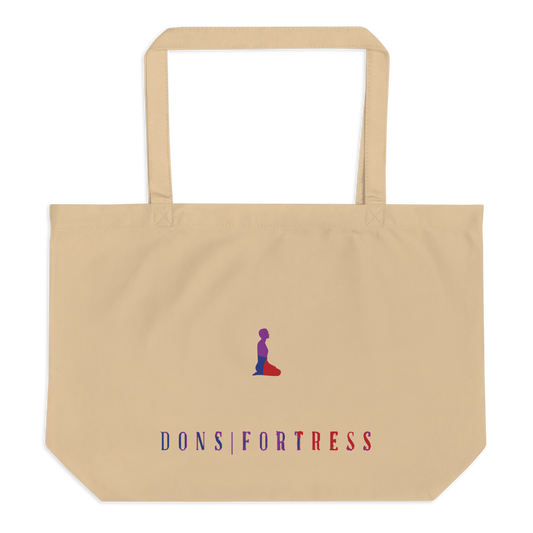 Dons Fortress Large Shiloh Tote Bag in Oyster Front