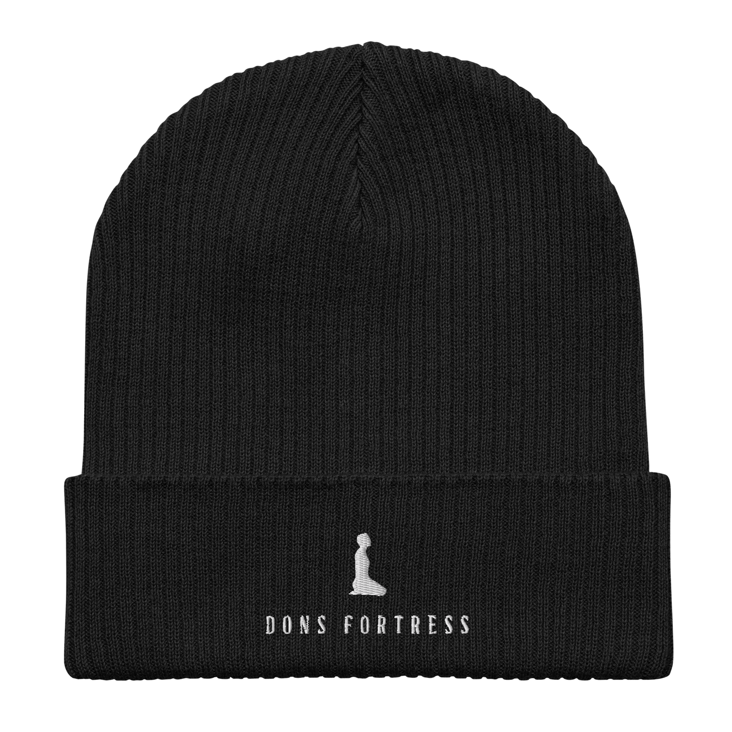 Dons Fortress Mankind Beanie in Black WS Flat